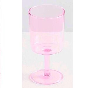 Maison Balzac Pink Wine Glass